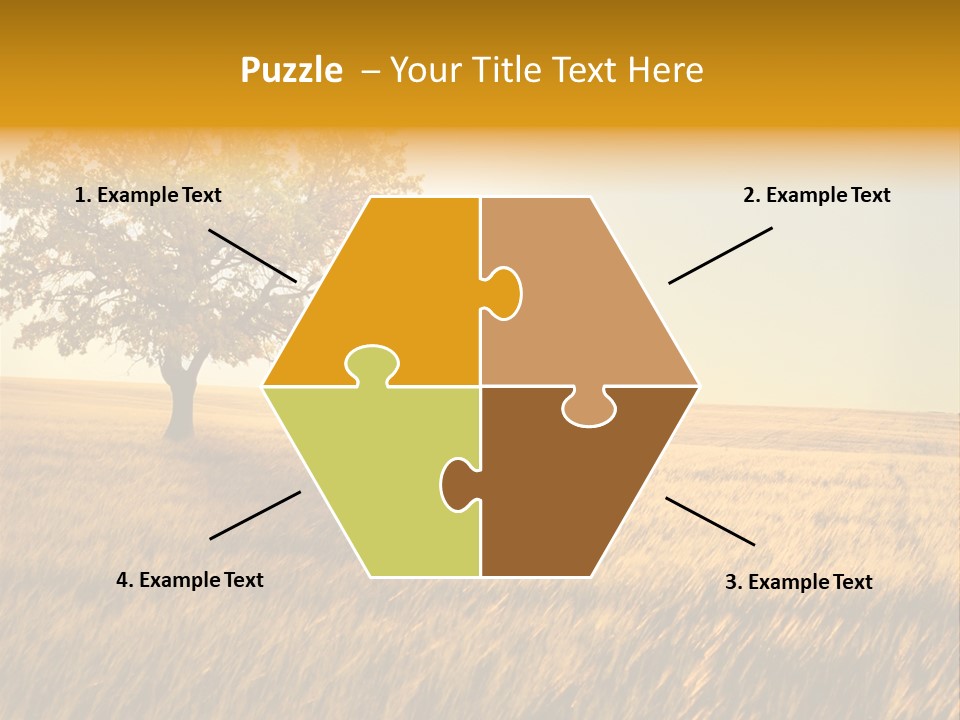 One Outdoors Sunset PowerPoint Template