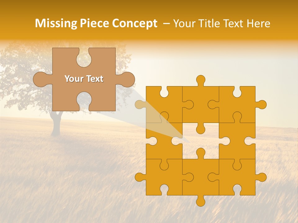 One Outdoors Sunset PowerPoint Template