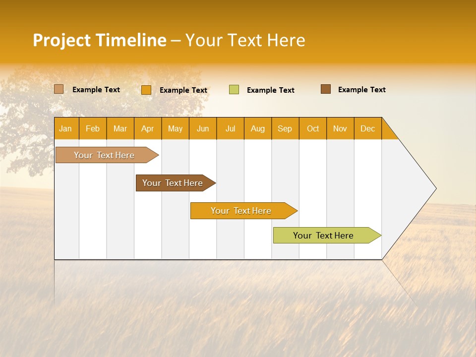 One Outdoors Sunset PowerPoint Template