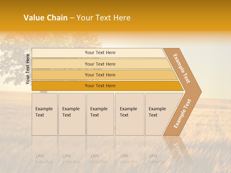 One Outdoors Sunset PowerPoint Template