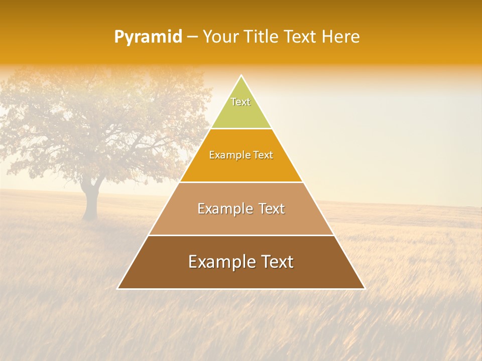 One Outdoors Sunset PowerPoint Template