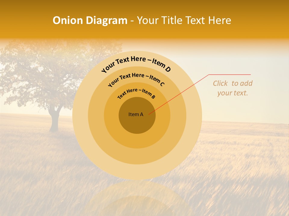 One Outdoors Sunset PowerPoint Template