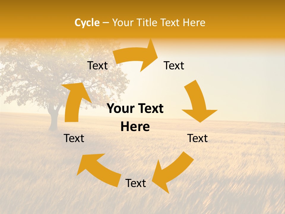 One Outdoors Sunset PowerPoint Template