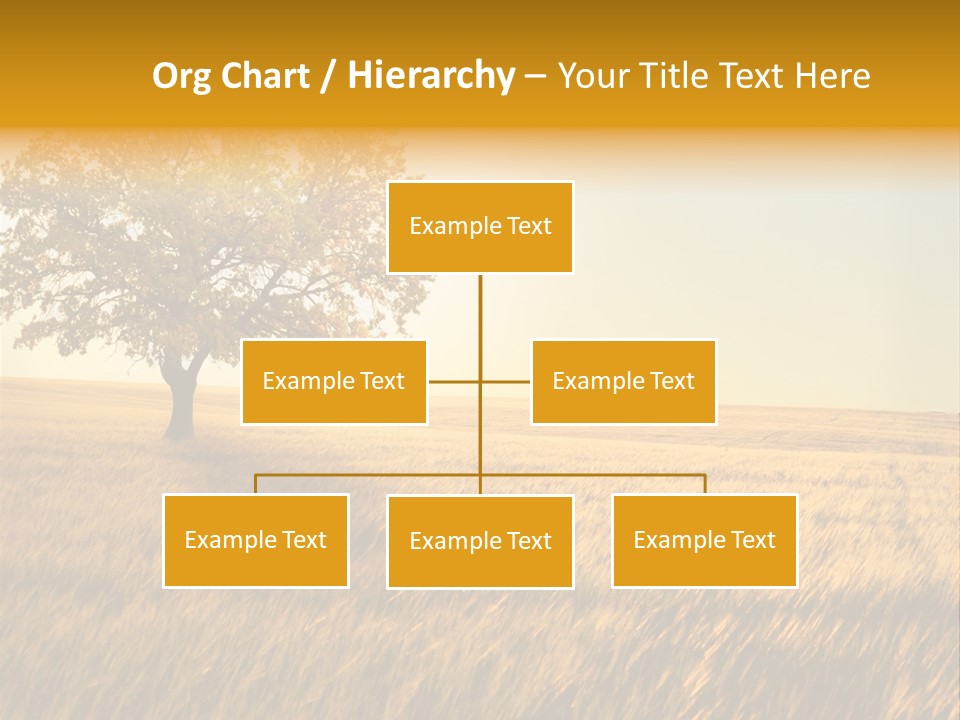 One Outdoors Sunset PowerPoint Template