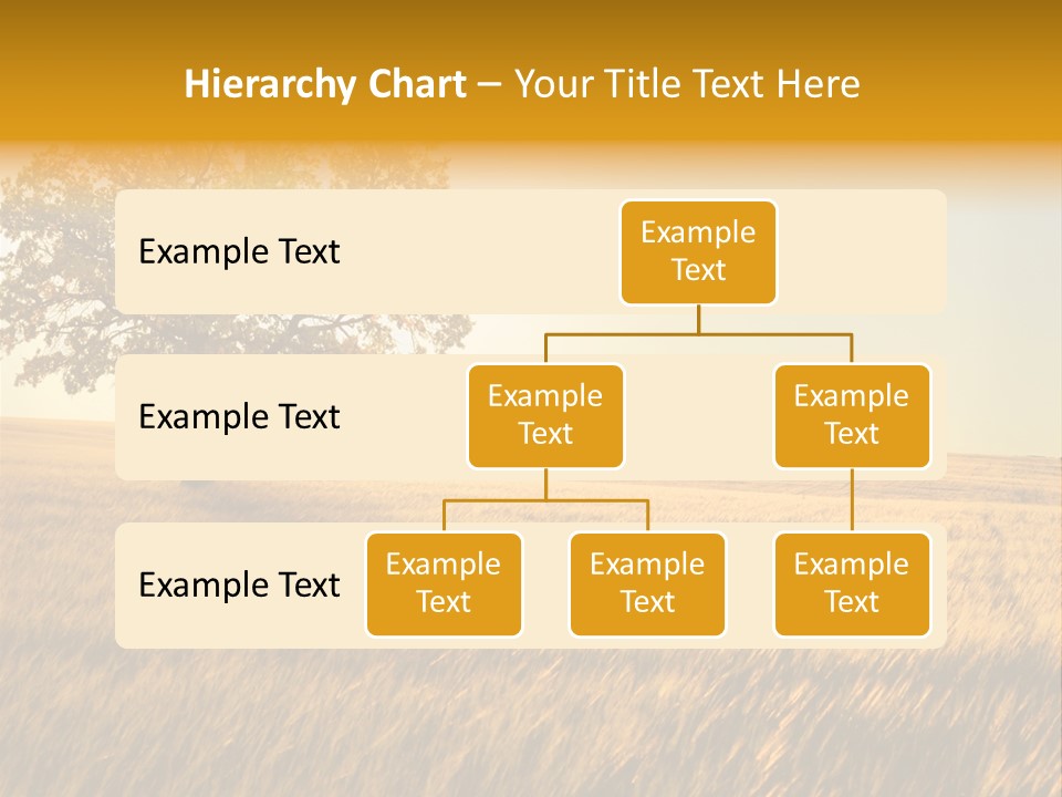 One Outdoors Sunset PowerPoint Template