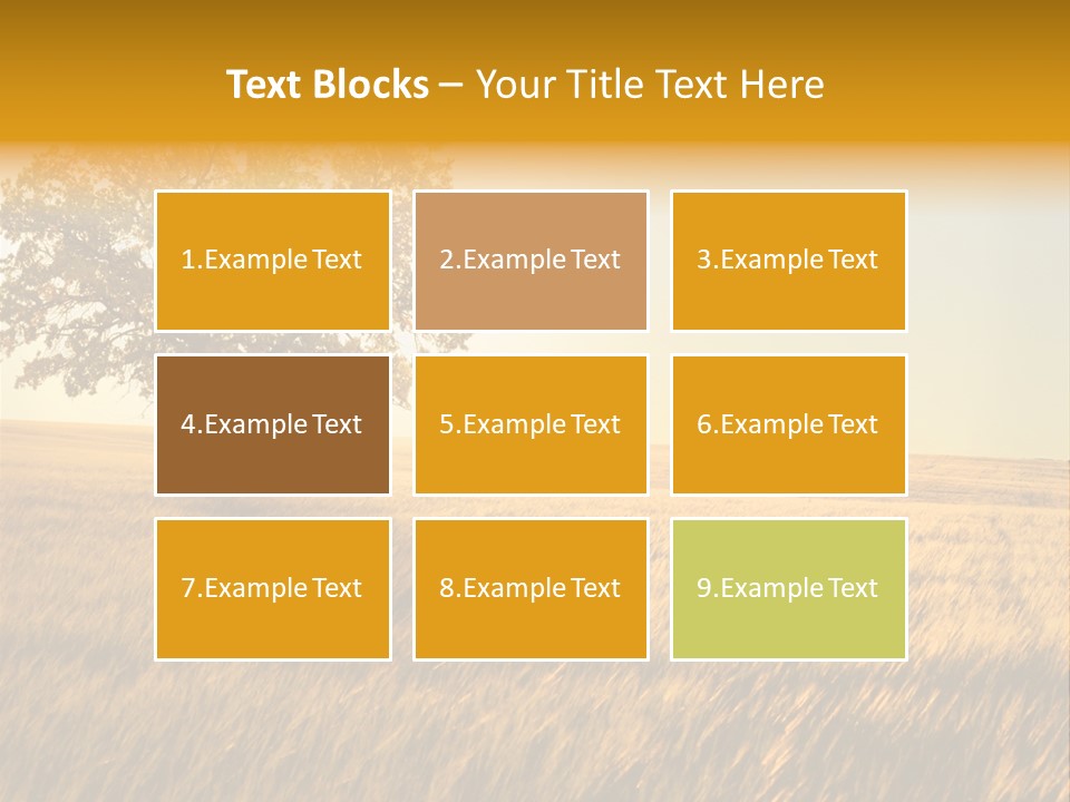 One Outdoors Sunset PowerPoint Template