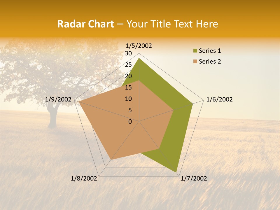 One Outdoors Sunset PowerPoint Template