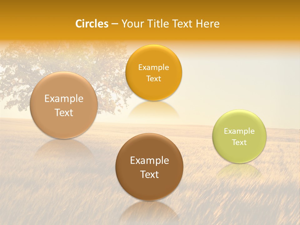 One Outdoors Sunset PowerPoint Template