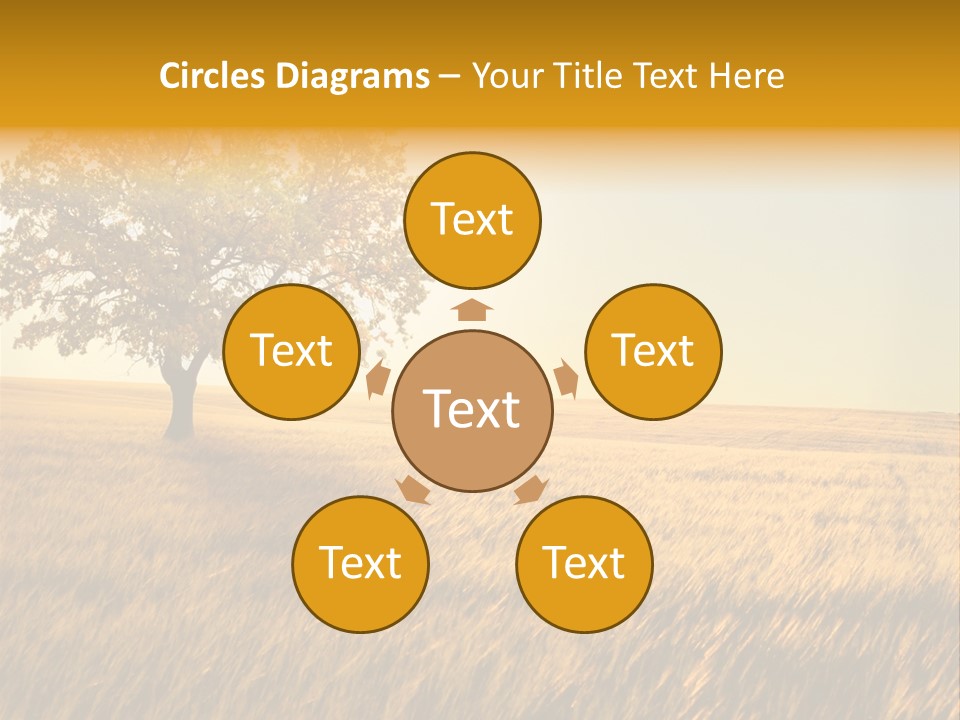 One Outdoors Sunset PowerPoint Template