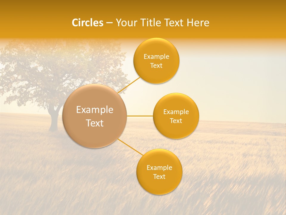 One Outdoors Sunset PowerPoint Template