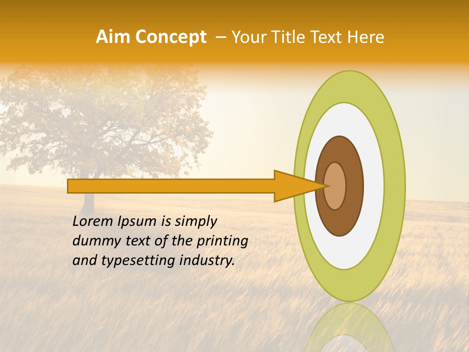 One Outdoors Sunset PowerPoint Template