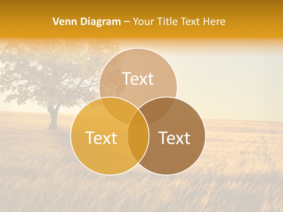 One Outdoors Sunset PowerPoint Template