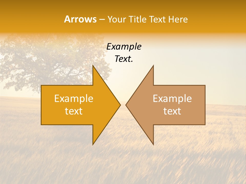 One Outdoors Sunset PowerPoint Template