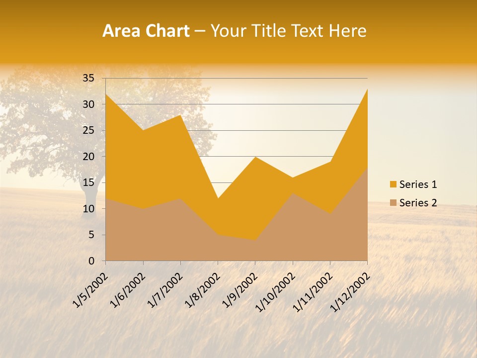 One Outdoors Sunset PowerPoint Template