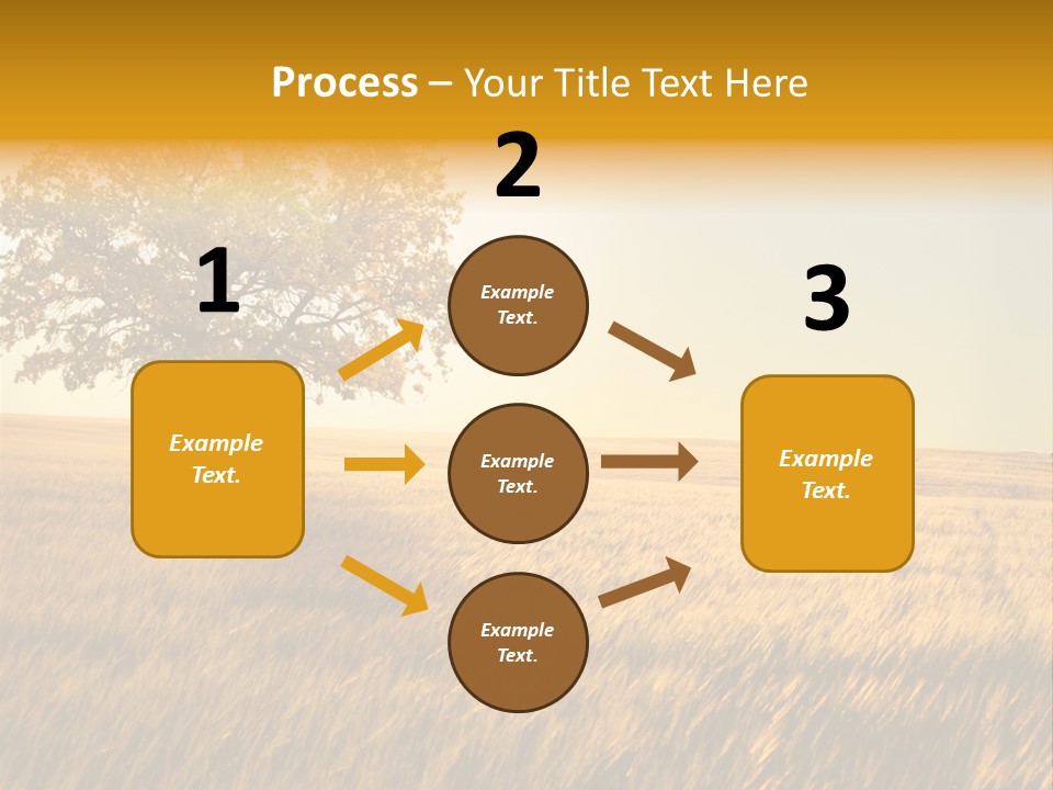One Outdoors Sunset PowerPoint Template