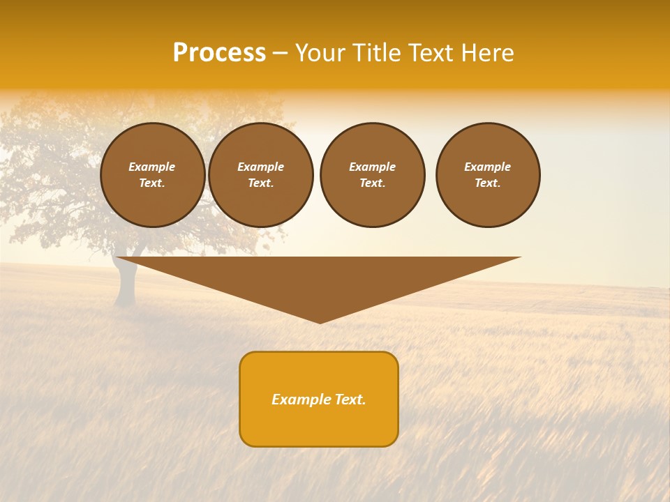 One Outdoors Sunset PowerPoint Template