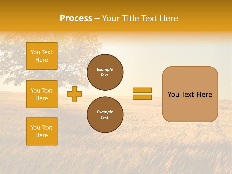One Outdoors Sunset PowerPoint Template