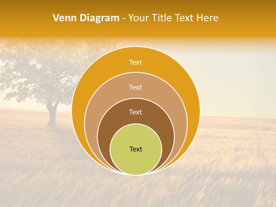 One Outdoors Sunset PowerPoint Template