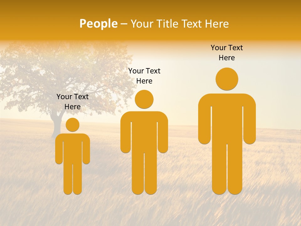 One Outdoors Sunset PowerPoint Template