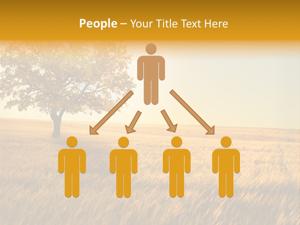 One Outdoors Sunset PowerPoint Template