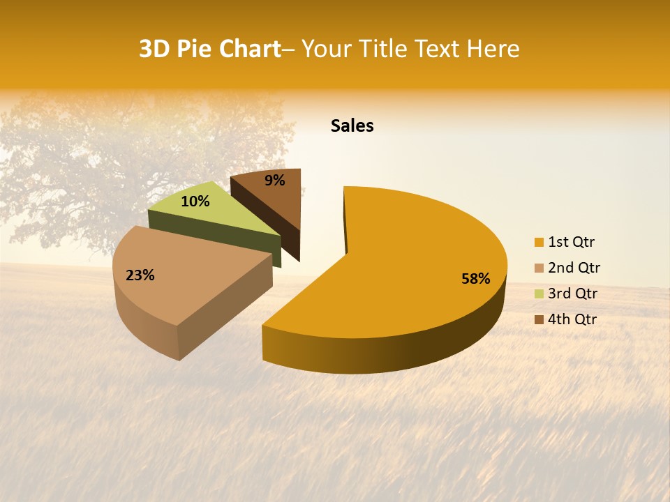 One Outdoors Sunset PowerPoint Template