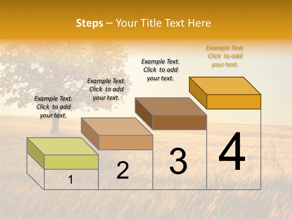 One Outdoors Sunset PowerPoint Template