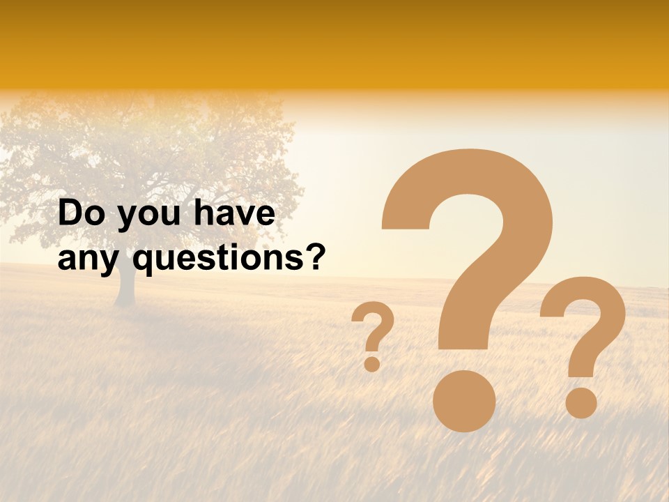 One Outdoors Sunset PowerPoint Template