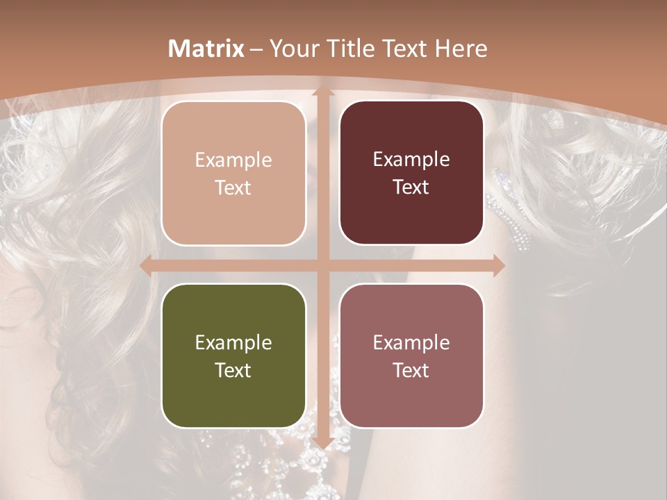 Dress Hand Makeup PowerPoint Template