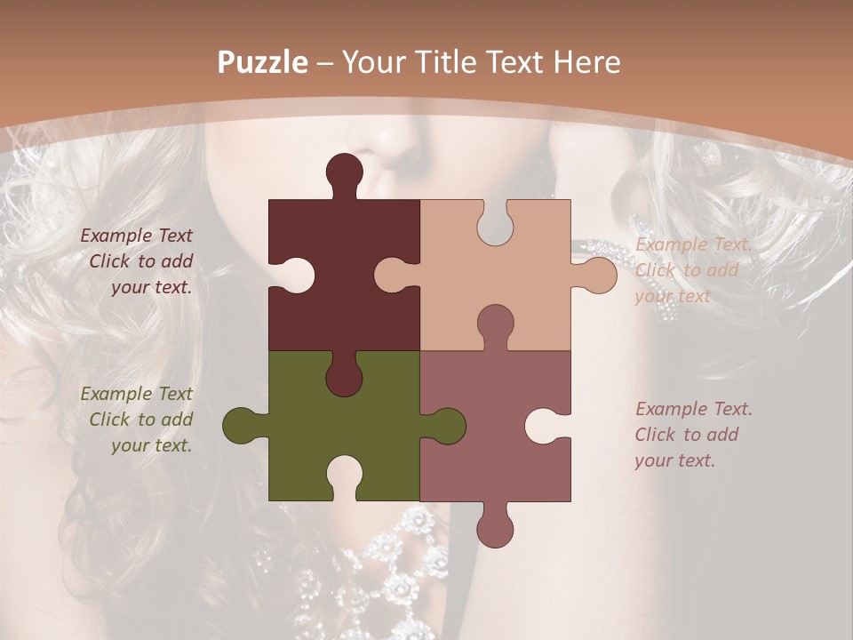 Dress Hand Makeup PowerPoint Template