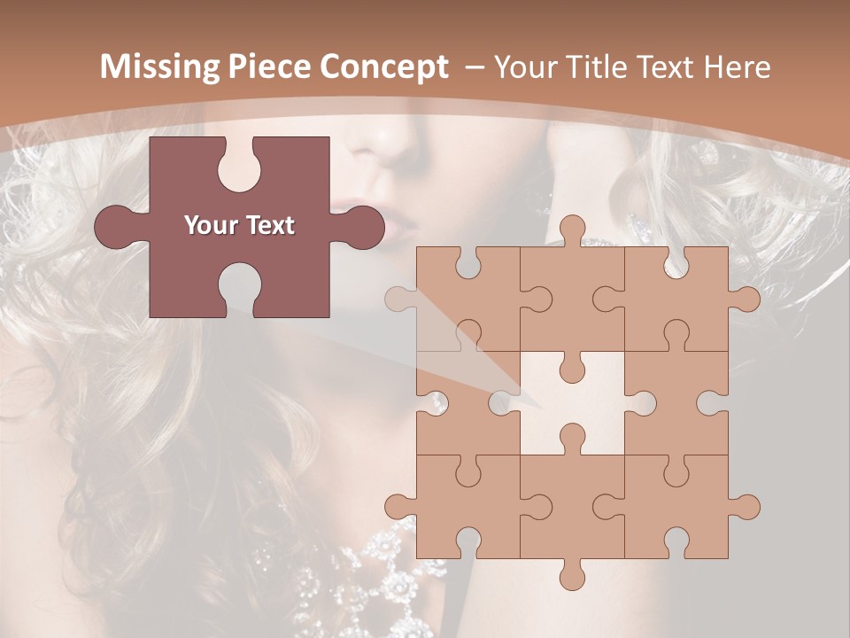 Dress Hand Makeup PowerPoint Template