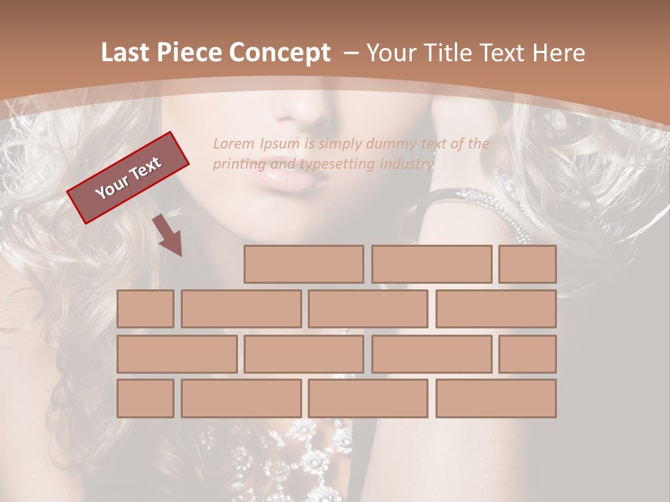 Dress Hand Makeup PowerPoint Template