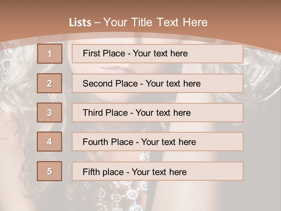 Dress Hand Makeup PowerPoint Template