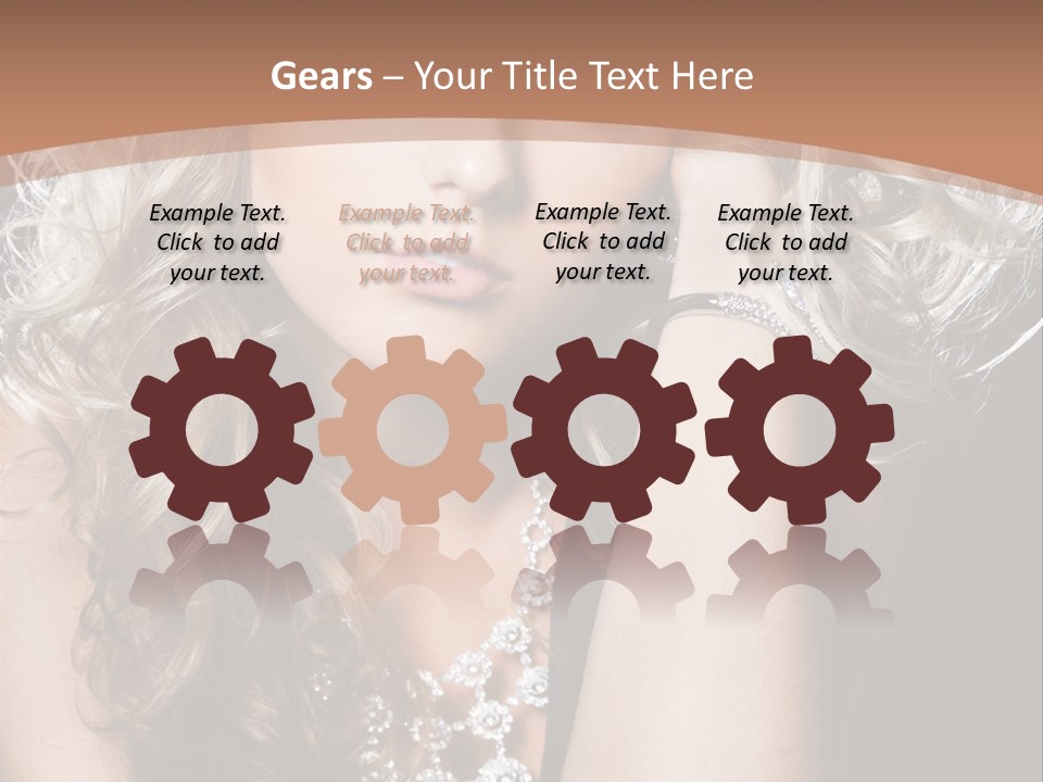 Dress Hand Makeup PowerPoint Template