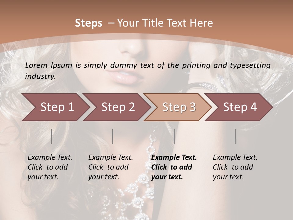 Dress Hand Makeup PowerPoint Template