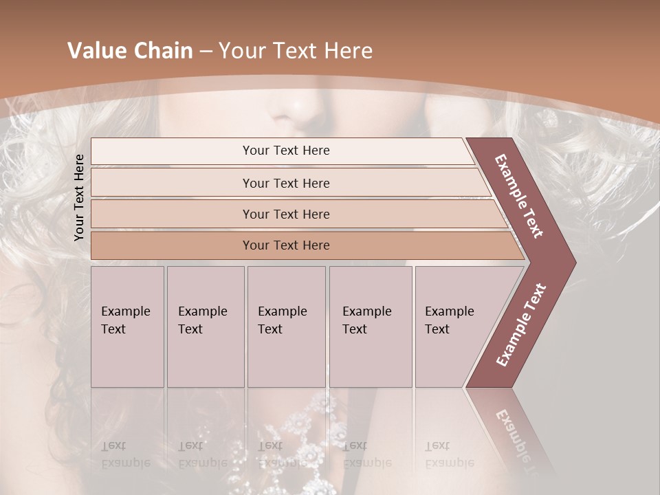 Dress Hand Makeup PowerPoint Template