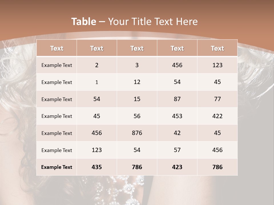 Dress Hand Makeup PowerPoint Template