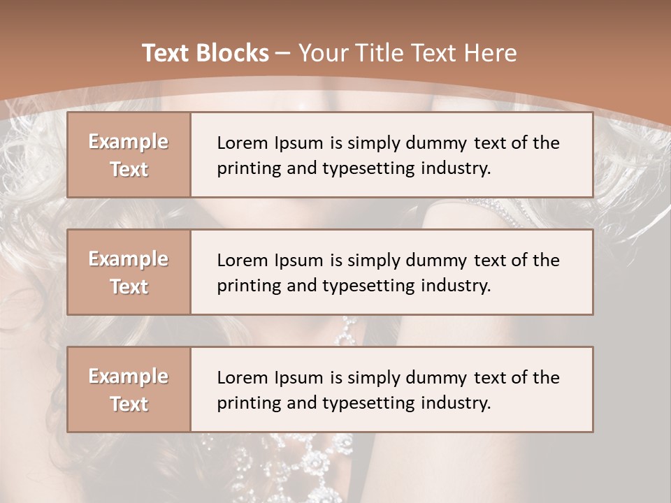 Dress Hand Makeup PowerPoint Template