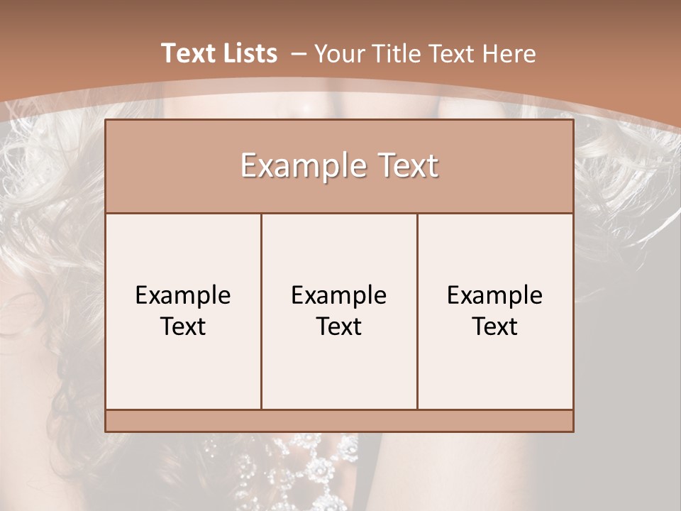 Dress Hand Makeup PowerPoint Template