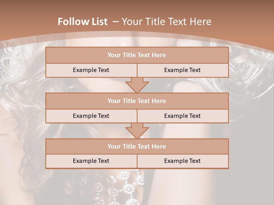 Dress Hand Makeup PowerPoint Template