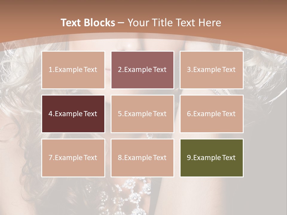 Dress Hand Makeup PowerPoint Template