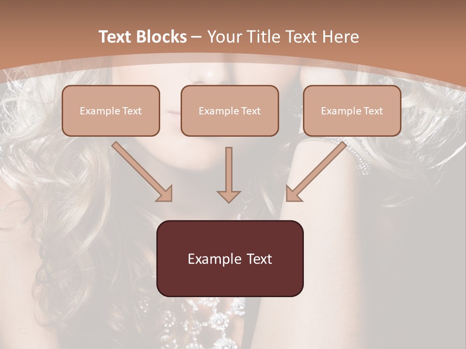 Dress Hand Makeup PowerPoint Template