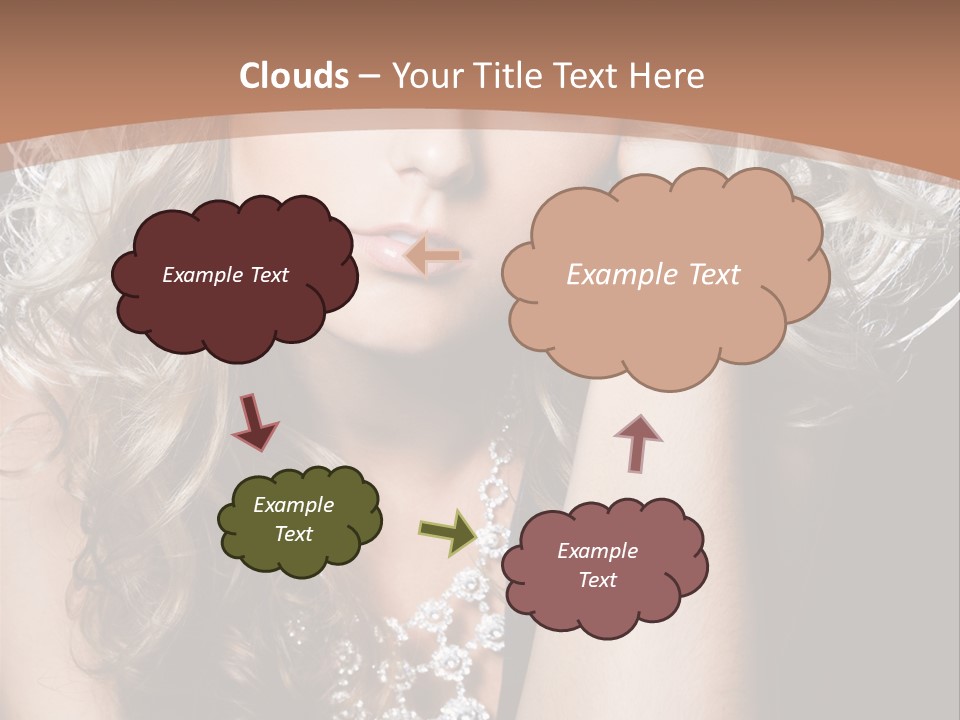 Dress Hand Makeup PowerPoint Template