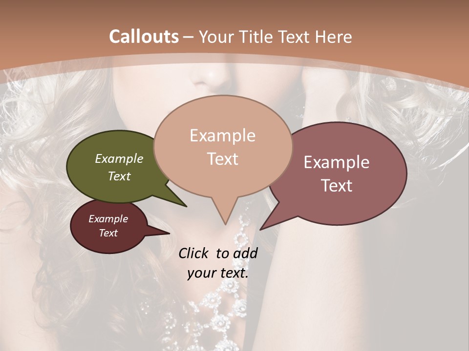 Dress Hand Makeup PowerPoint Template