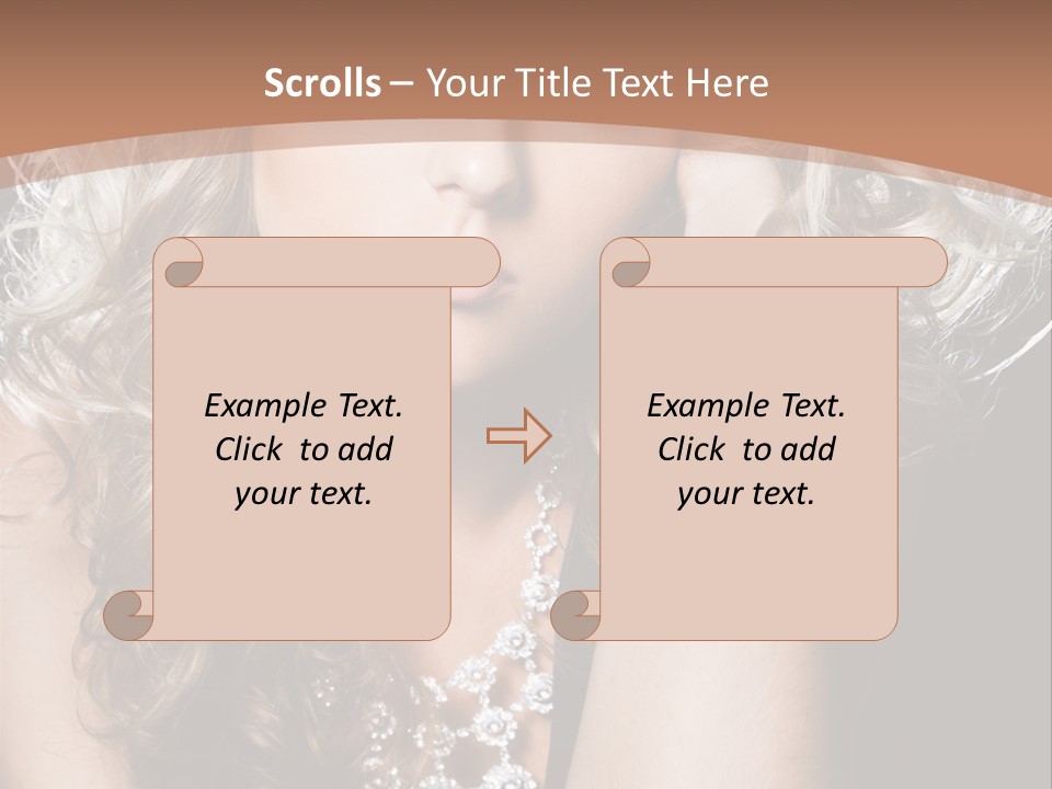 Dress Hand Makeup PowerPoint Template