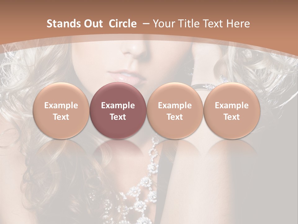Dress Hand Makeup PowerPoint Template