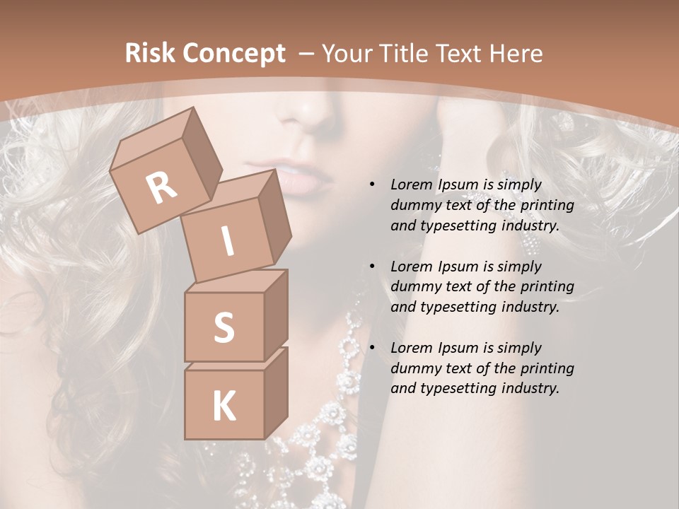 Dress Hand Makeup PowerPoint Template