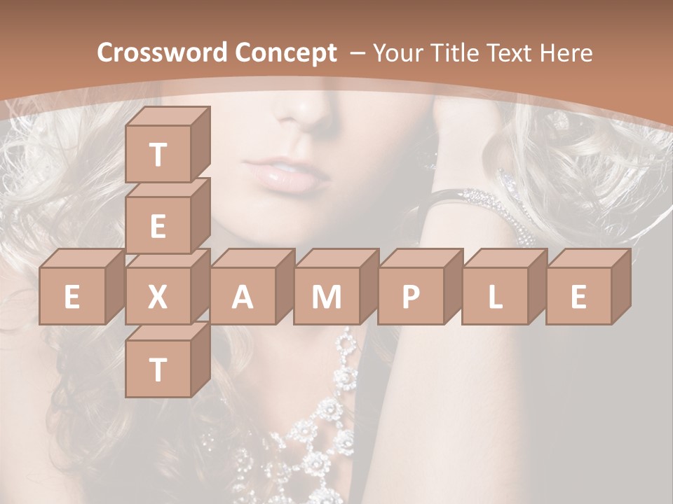 Dress Hand Makeup PowerPoint Template