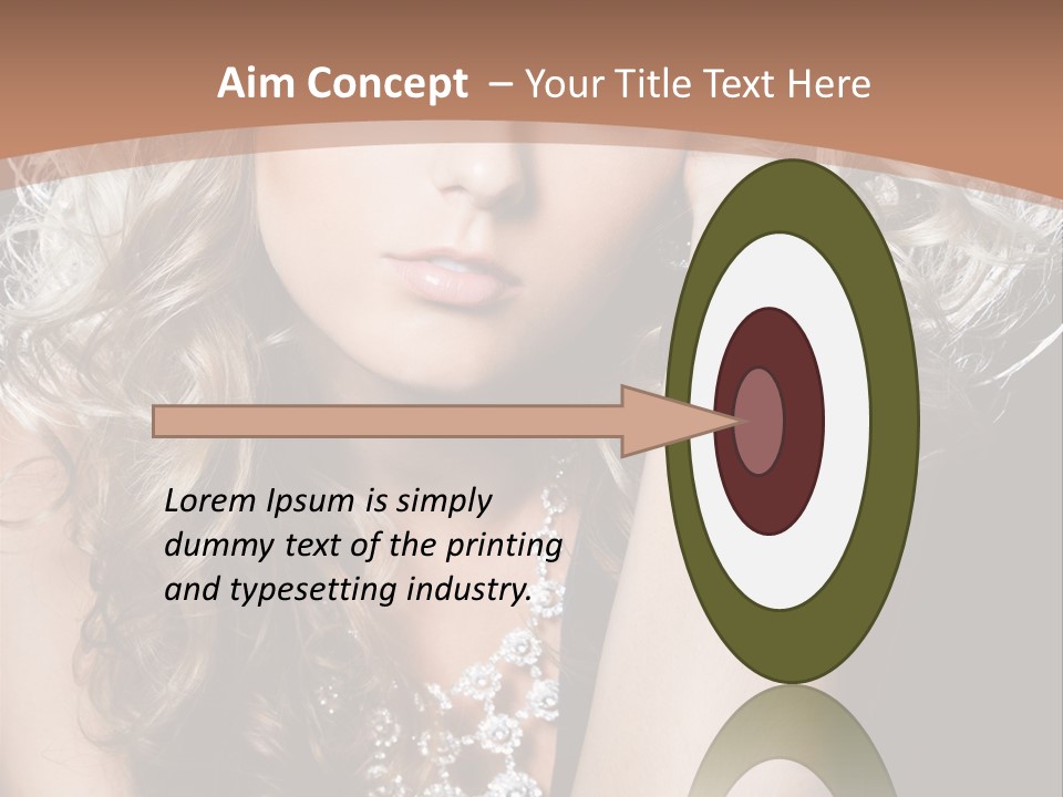 Dress Hand Makeup PowerPoint Template