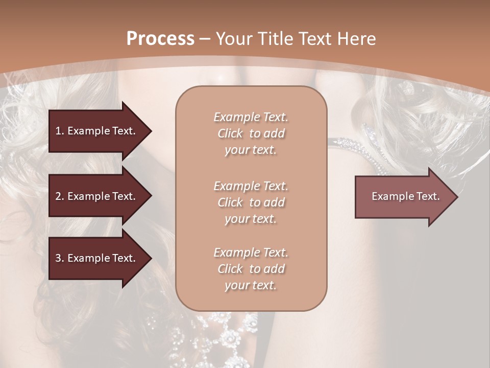 Dress Hand Makeup PowerPoint Template