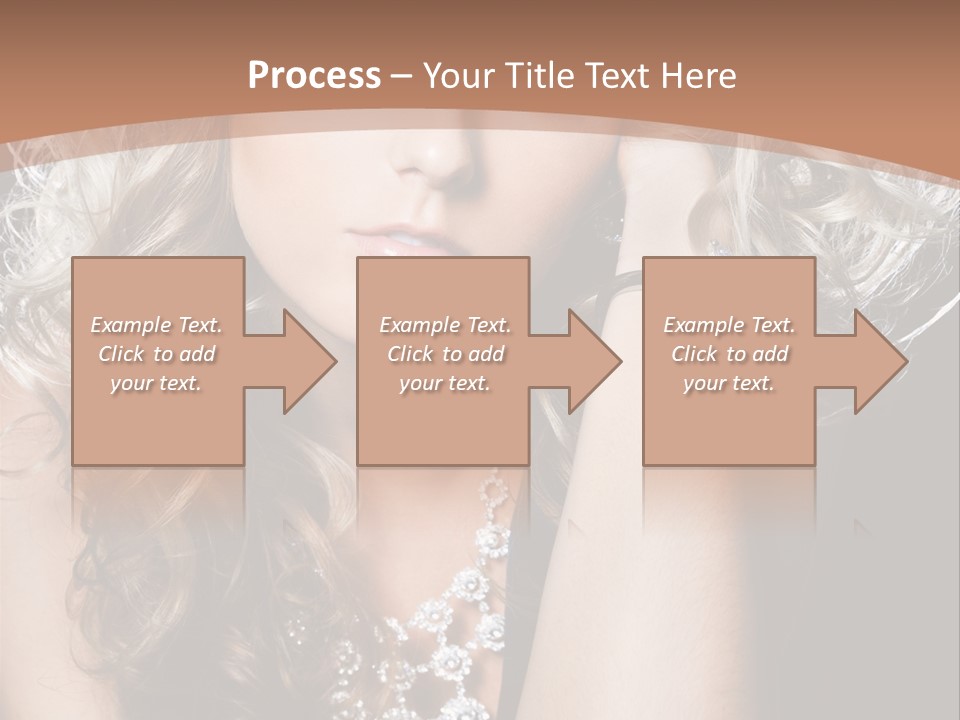 Dress Hand Makeup PowerPoint Template
